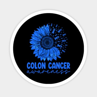 We Wear Blue Colon Cancer Awareness Magnet